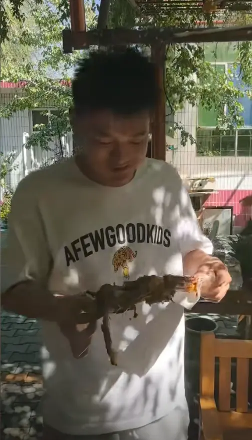 砍下了, 视频中他特