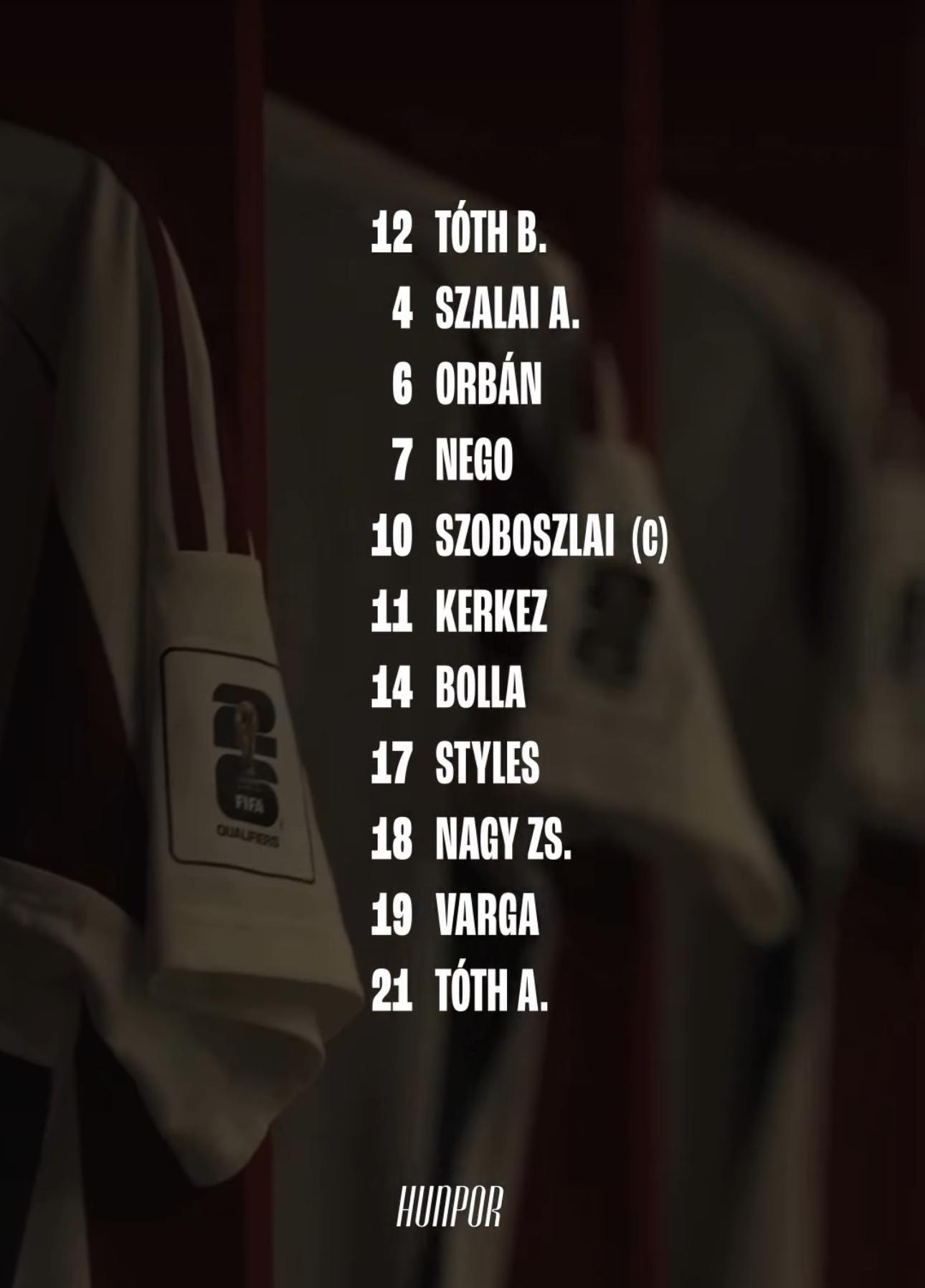 牙利在主场, 本斯, 出战 牙利在主场, 本斯, 出战